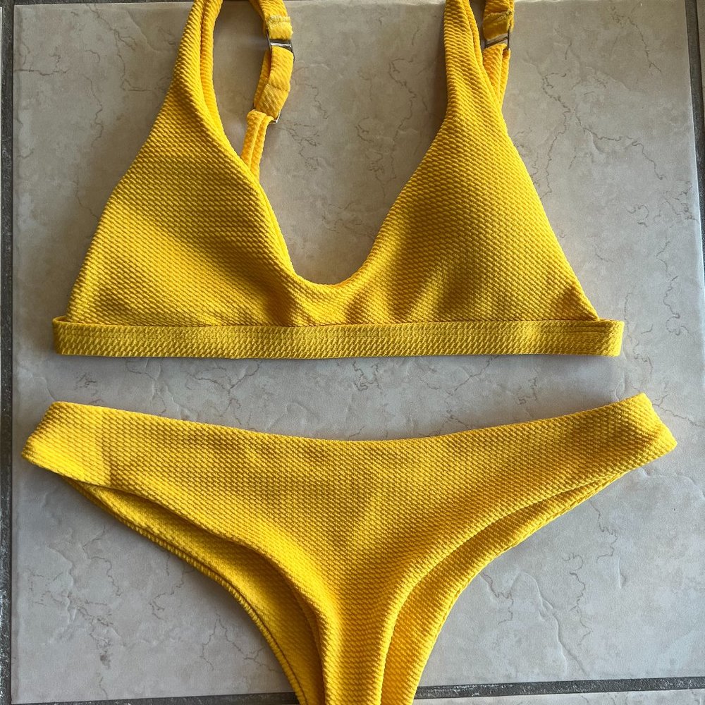 Shein triangle bikini combo